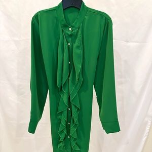 SHEIN Ruffle front dress